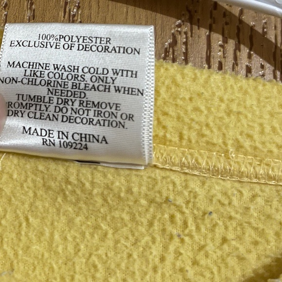 Women’s Yellow “Birds on a Tree” Print Fall Winter Casual Sweater Sz-S - Picture 4 of 5